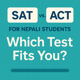 SAT vs. ACT for Nepali Students: Which Test Fits You